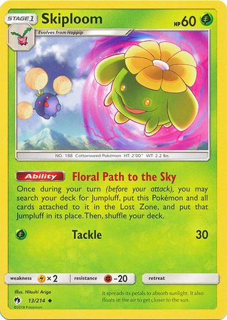 Skiploom 13 214 Uncommon Sun Moon Lost Thunder Singles Skiploom 13 214 Uncommon Sun Moon Lost Thunder Singles