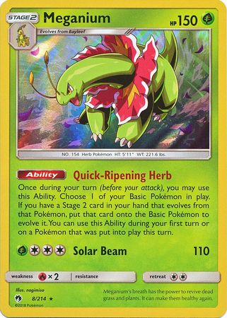 Pokemon Meloetta - 104/214 - Rare Card - SM8 Lost Thunder