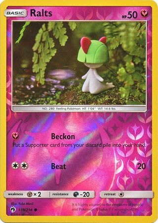 Ralts 139 214 Common Reverse Holo Ralts 139 214 Common Reverse Holo