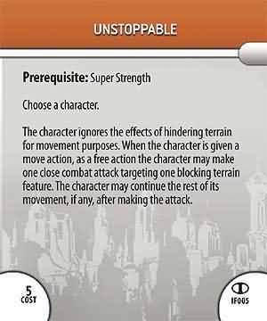 Unstoppable F005 Feat Card Icons DC Heroclix DC Icons Singles Unstoppable F005 Feat Card Icons DC Heroclix DC Icons Singles
