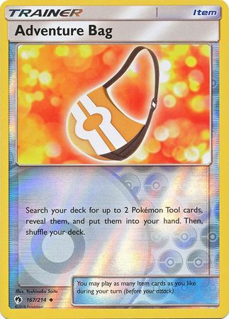 Adventure Bag 167 214 Uncommon Reverse Holo Adventure Bag 167 214 Uncommon Reverse Holo