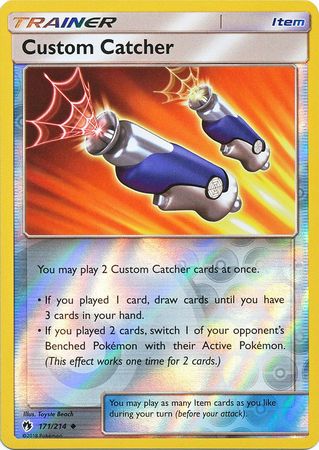 Custom Catcher 171 214 Uncommon Reverse Holo Custom Catcher 171 214 Uncommon Reverse Holo