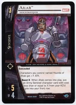 Ahab Houndkeeper MAV 208 Uncommon Vs System Marvel Avengers Ahab Houndkeeper MAV 208 Uncommon Vs System Marvel Avengers