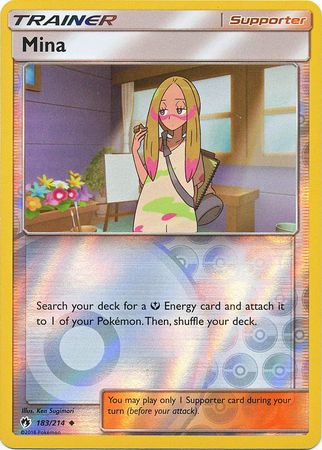 Mina 183 214 Uncommon Reverse Holo Sun Moon Lost Thunder Reverse Holo Singles Mina 183 214 Uncommon Reverse Holo Sun Moon Lost Thunder Reverse Holo Singles