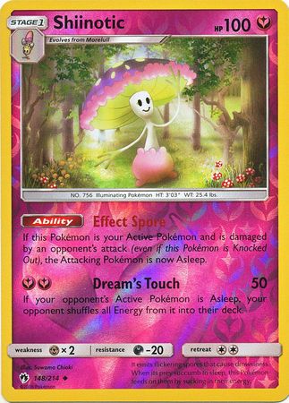 Shiinotic 148 214 Uncommon Reverse Holo Shiinotic 148 214 Uncommon Reverse Holo