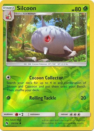 Silcoon 25 214 Uncommon Reverse Holo Sun Moon Lost Thunder Reverse Holo Singles Silcoon 25 214 Uncommon Reverse Holo Sun Moon Lost Thunder Reverse Holo Singles