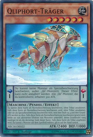 Qliphort Trager NECH DE022 Super Rare 1st Edition German German Yugioh Cards Qliphort Trager NECH DE022 Super Rare 1st Edition German German Yugioh Cards