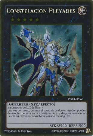 Constelacion Pleyades PGL3 SP066 Gold Rare 1st Edition Spanish Spanish Yugioh Cards Constelacion Pleyades PGL3 SP066 Gold Rare 1st Edition Spanish Spanish Yugioh Cards