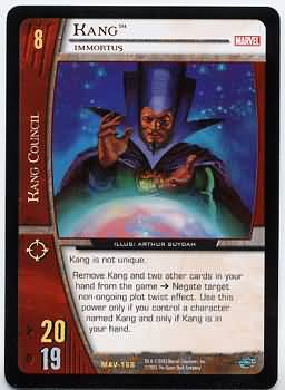 Kang Non Unique Immortus MAV 168 Rare Vs System Marvel Avengers Kang Non Unique Immortus MAV 168 Rare Vs System Marvel Avengers