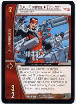 Paul Ebersol Techno Gadgeteer MAV 105 Common Vs System Marvel Avengers Paul Ebersol Techno Gadgeteer MAV 105 Common Vs System Marvel Avengers