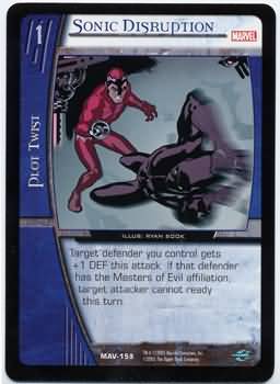 Sonic Disruption MAV 159 Common Vs System Marvel Avengers Sonic Disruption MAV 159 Common Vs System Marvel Avengers