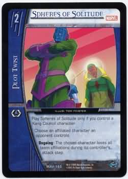 Spheres of Solitude MAV 185 Uncommon Spheres of Solitude MAV 185 Uncommon