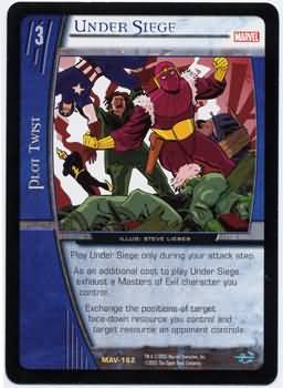Under Siege MAV 162 Rare Vs System Marvel Avengers Under Siege MAV 162 Rare Vs System Marvel Avengers
