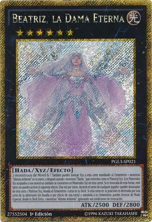 Beatriz la Dama Eterna PGL3 SP021 Gold Rare 1st Edition Spanish Spanish Yugioh Cards Beatriz la Dama Eterna PGL3 SP021 Gold Rare 1st Edition Spanish Spanish Yugioh Cards