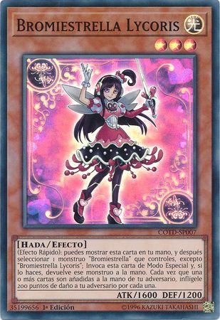 Bromiestrella Lycoris COTD SP007 Super Rare 1st Edition Spanish Spanish Yugioh Cards Bromiestrella Lycoris COTD SP007 Super Rare 1st Edition Spanish Spanish Yugioh Cards