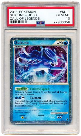 Suicune SL11 PSA Gem Mt 10 Ultra Rare Call of Legends 3356 Call of Legends Singles Suicune SL11 PSA Gem Mt 10 Ultra Rare Call of Legends 3356 Call of Legends Singles