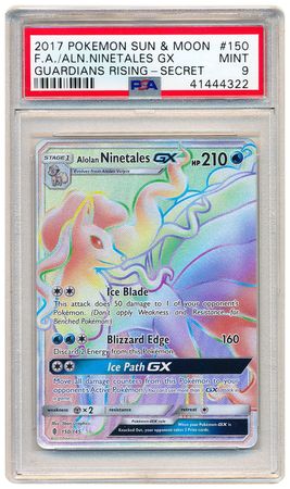 Alolan Ninetales GX 150 145 PSA Mint 9 Hyper Rare Guardians Rising 4322 Sun Moon Guardians Rising Singles Alolan Ninetales GX 150 145 PSA Mint 9 Hyper Rare Guardians Rising 4322 Sun Moon Guardians Rising Singles
