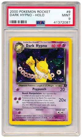 Dark Hypno 9 82 PSA Mint 9 Holo Unlimited Team Rocket 2087 Team Rocket Unlimited Singles Dark Hypno 9 82 PSA Mint 9 Holo Unlimited Team Rocket 2087 Team Rocket Unlimited Singles