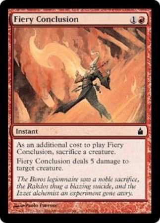 Fiery Conclusion Ravnica Singles Fiery Conclusion Ravnica Singles