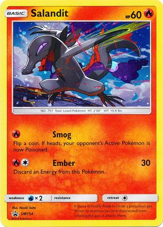 Salandit SM154 Holo Promo Pokemon Sun Moon Promos Salandit SM154 Holo Promo Pokemon Sun Moon Promos