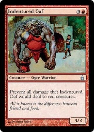 Indentured Oaf Ravnica Singles Indentured Oaf Ravnica Singles