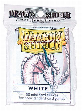 Dragon Shield White 50ct Yugioh Sized Mini Sleeves AT 10105 Sleeves Dragon Shield White 50ct Yugioh Sized Mini Sleeves AT 10105 Sleeves