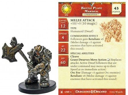 Battle Plate Marshal 01 Underdark D D Miniatures Battle Plate Marshal 01 Underdark D D Miniatures