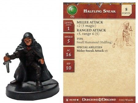 Halfling Sneak 19 Underdark D D Miniatures Halfling Sneak 19 Underdark D D Miniatures