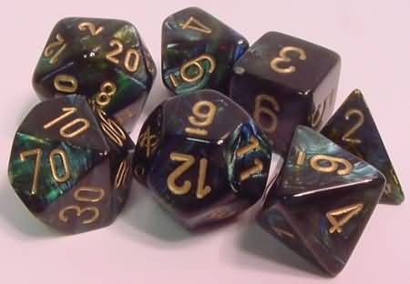 Chessex Lustrous Purple w Gold Set of 7 Dice CHX27497 Dice Life Counters Tokens Chessex Lustrous Purple w Gold Set of 7 Dice CHX27497 Dice Life Counters Tokens