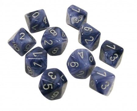 Chessex Phantom Black w Silver Set of 10 d10 Dice CHX27288 Dice Life Counters Tokens Chessex Phantom Black w Silver Set of 10 d10 Dice CHX27288 Dice Life Counters Tokens