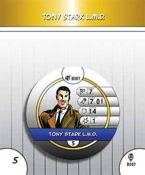 Tony Stark L M D B007 Bystander Token Armor Wars Marvel Heroclix Tony Stark L M D B007 Bystander Token Armor Wars Marvel Heroclix