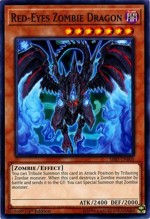 RED-EYES ZOMBIE NECRO DRAGON ULTRA RARE GFP2-EN133 1ST EDITION NEAR MINT YUGIOH