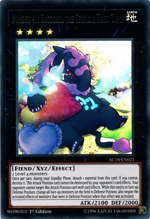 Number 41 Bagooska The Terribly Tired Tapir AC18 EN021 Ultra Rare 1st Edition Number 41 Bagooska The Terribly Tired Tapir AC18 EN021 Ultra Rare 1st Edition