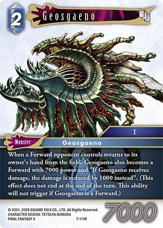 Geosgaeno 7 111R Rare Geosgaeno 7 111R Rare