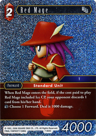 Red Mage 7 003C Common Foil Opus VII Collection Foil Singles Red Mage 7 003C Common Foil Opus VII Collection Foil Singles
