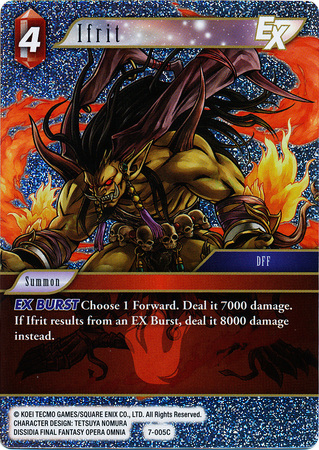 Ifrit 7 005C Common Foil Opus VII Collection Foil Singles Ifrit 7 005C Common Foil Opus VII Collection Foil Singles