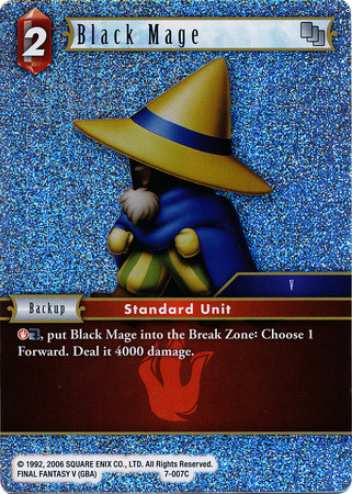 Black Mage 7 007C Common Foil Black Mage 7 007C Common Foil