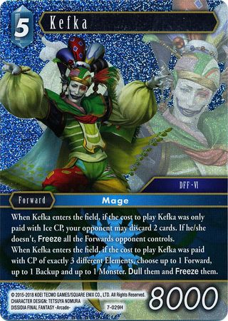 Kefka 7 029H Hero Foil Kefka 7 029H Hero Foil