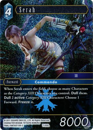 Serah 7 035L Legend Foil Opus VII Collection Foil Singles Serah 7 035L Legend Foil Opus VII Collection Foil Singles