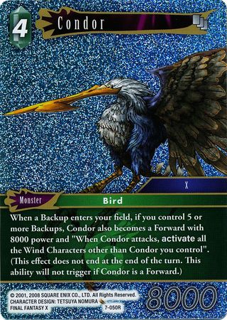 Condor 7 050R Rare Foil Condor 7 050R Rare Foil