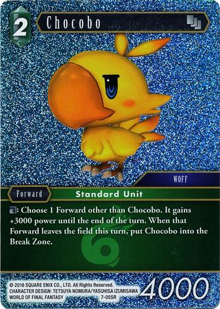 Chocobo 7 055R Rare Foil Chocobo 7 055R Rare Foil