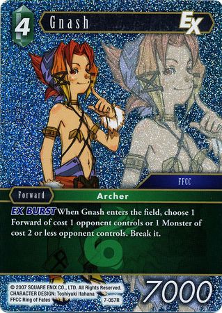 Gnash 7 057R Rare Foil Gnash 7 057R Rare Foil