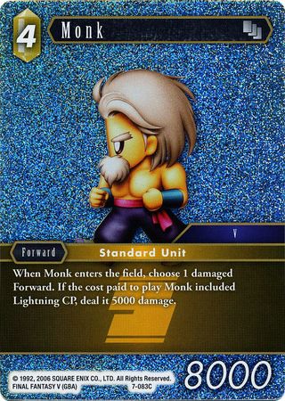 Monk 7 083C Common Foil Monk 7 083C Common Foil