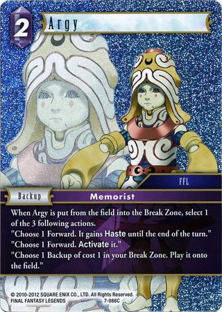 Argy 7 086C Common Foil Argy 7 086C Common Foil