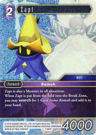 Zapt 7 093C Common Foil Zapt 7 093C Common Foil