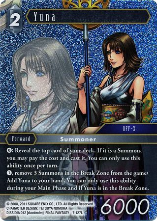 Yuna 7 127L Legend Foil Yuna 7 127L Legend Foil