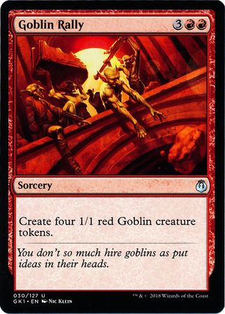 Goblin Rally 30 127 Izzet Guild Kit Goblin Rally 30 127 Izzet Guild Kit