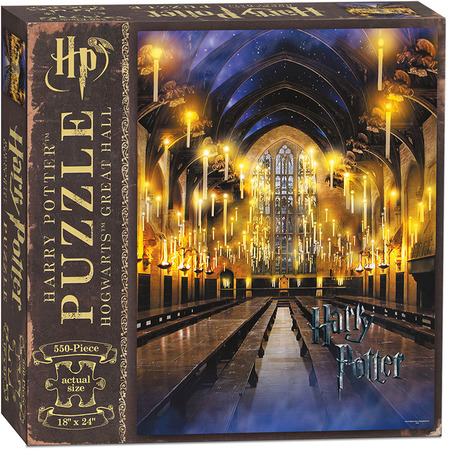 Harry Potter The Great Hall 550 Piece Puzzle USAopoly Board Games A Z Harry Potter The Great Hall 550 Piece Puzzle USAopoly Board Games A Z