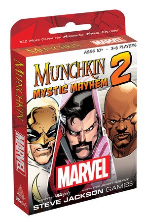 Munchkin Marvel 2 Mystic Mayhem Expansion Pack USAopoly Board Games A Z Munchkin Marvel 2 Mystic Mayhem Expansion Pack USAopoly Board Games A Z