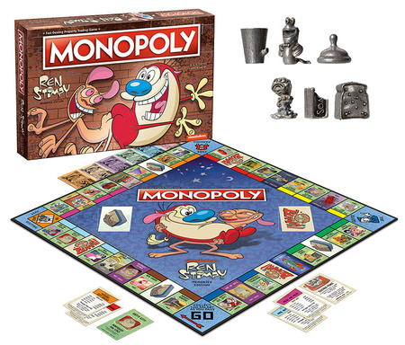 Monopoly Ren Stimpy Edition Board Game USAopoly Monopoly Ren Stimpy Edition Board Game USAopoly